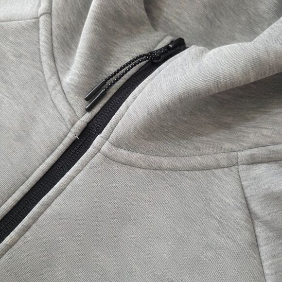 Nike Tech Fleece Windrunner Jacket Heather Grey Black Men's Medium M Hoodie New - Picture 7 of 16